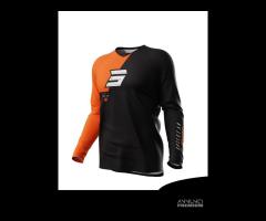 CORPETTO GILET MOTO CROSS + MAGLIA ARANCIO UOMO - 6