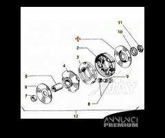 Disco chiusura puleggia motrice del variatore per - 4