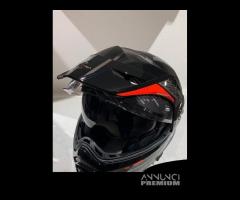 Casco modulare Scorpion ADX 2 LEWIS Nero/Rosso - 5