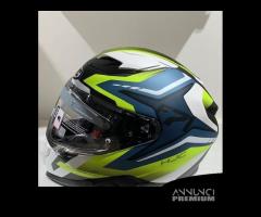 Casco integrale HJC F71 Fes Giallo/Blu/Bianco