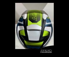 Casco integrale HJC F71 Fes Giallo/Blu/Bianco