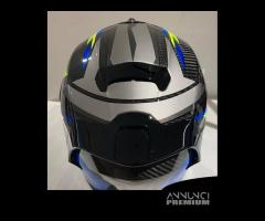 Casco Scorpion Exo-R1 Evo II Air RUNNER Blu/Yellow