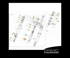 Tappo olio forcella Piaggio Beverly X7 X8 X9 Carna - 5