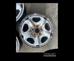 Cerchi ferro Land Rover Freelander 2001 15 pollici - 6