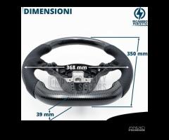 VOLANTE Sportivo per VW Golf 6 in Carbonio e Pelle - 16