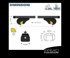 Barre Portatutto Nordrive per Auto con Corrimano - 9