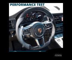 VOLANTE Sportivo Per Porsche Macan Carbonio Pelle - 13