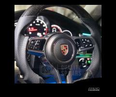 VOLANTE Sportivo Per Porsche Macan Carbonio Pelle - 15