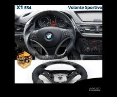 VOLANTE Sportivo Per BMW X1 E84 Carbonio e Pelle