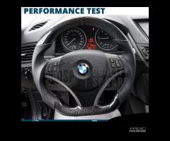 VOLANTE Sportivo Per BMW X1 E84 Carbonio e Pelle - 9