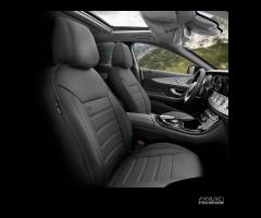 COPRISEDILI per Mercedes Classe G in PELLE Nera - 7