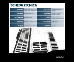 COPRIPEDALI Sportivi Per SKODA Pedaliera Sportiva