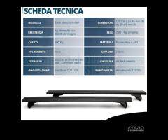 Barre + Portasci per Nissan Qashqai J12 Omologato - 13