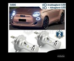 Lampadine LED H19 per Fari Fiat 500E Luce Bianca