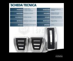 COPRIPEDALI Sportivi per Skoda Fabia 3 NJ MANUALE