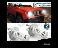 Lampadine LED per Fari Jeep Renegade Luce Bianca