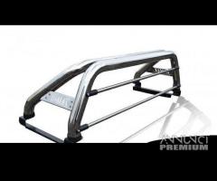 Isuzu D-Max Roll bar inox con protezione cabina - 1