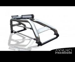 Isuzu D-Max Roll bar inox con protezione cabina - 3