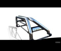 Isuzu D-Max Roll bar inox con protezione cabina - 7