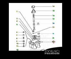 Scatola comando cambio Piaggio Ape Car - 6