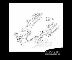 Fianchetto posteriore destro Gilera Nexus 97505700