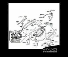 Fianco sinistro posteriore Kymco XCiting