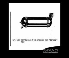 Marmitta Peugeot 102 - 103 - 104 Sito 509 - 510 - 6