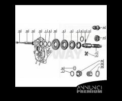 Ingranaggio 3 marcia Piaggio Ape Car e Tm 169735 - - 6