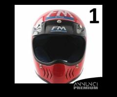 Casco epoca FM Fimez Trophy rosso