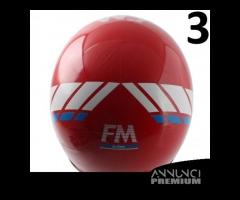 Casco epoca FM Fimez Trophy rosso - 12