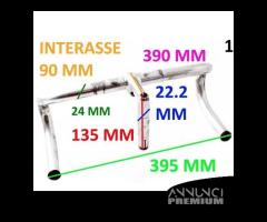 Manubrio in alluminio per bici da corsa epoca - 2