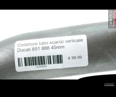 Collettore tubo scarco verticale Ducati 851 888 - 7