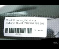 Condotti convogliatori aria carbonio Ducati 748 - 8