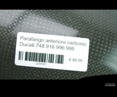 Parafango anteriore carbonio Ducati 748 916 996 - 8