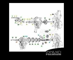 Albero ingranaggi cambio Ape MP - CAR - TM 2215705 - 5