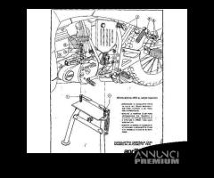 Cavalletto centrale Aprilia Tuareg 125 dal 1987 - 8