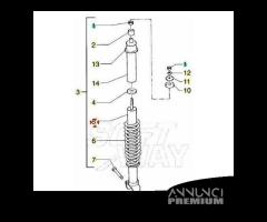 Ammortizzatore posteriore Piaggio Zip RST 272961 - 3