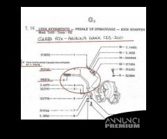 Pedale avviamento Gilera RTX - RX - RV - 4