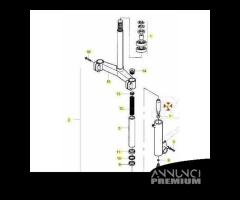 Pompante forcella Piaggio X9 497008 - 4