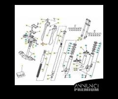 Parastelo sinistro Husqvarna TE E 410 e 610 80A083 - 5