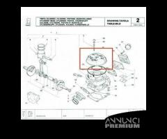 Testa cilindro Cagiva Aletta rossa e Elefant 125 -