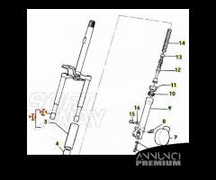 Forcella anteriore Piaggio Free - 564724000D - 4