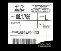 Deflettore per miniauto Ligier 081786 - 3