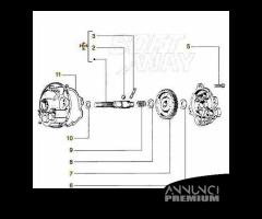 Albero ruota Piaggio SI FL2 e Grillo