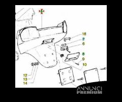 Parafango posteriore Piaggio Hexagon