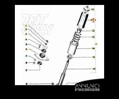 Fodero superiore ammortizzatore Piaggio Sfera e Ve