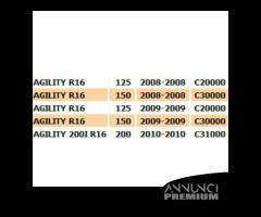 Ruota posteriore a tamburo Kymco Agility da 16