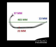 Curva marmitta con diametro 23 mm