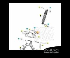 Staffa supporto cavalletto Peugeot 100 cc