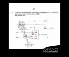 Raschiaolio pistone Gilera Dakota 350